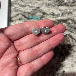 Tiffany & Co Paloma Picasso Heart Diamond Earrings rare